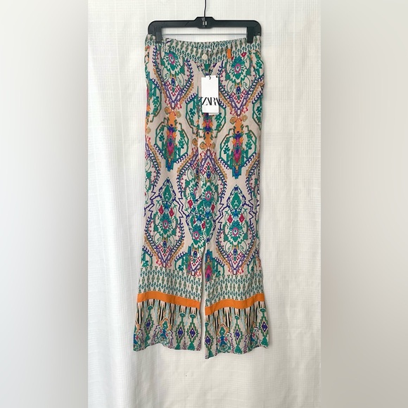 Zara Pants - Zara Teal Wide Leg Pants